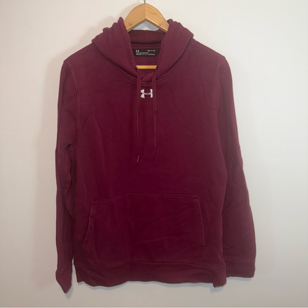 Under Armour Men's Maroon Hoodie - Size Small